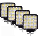 LED рабочее освещение 48W 16 полосный LED рабочее освещение уличный наружный работа Buggy off-road для грузовика товар машина вне лампа высокая яркость широкоугольный 12V 24V соответствует экономия энергии водонепроницаемый пыленепроницаемый 4 шт. комплект 