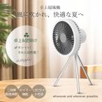 4台！ 卓上扇風機 LEDライト付き 風量調節 調光 タイマー付 サーキュレーター dcモーター 壁掛け ポータブル ボタン操作 角度調節 10000mAh モバイルバッテリー