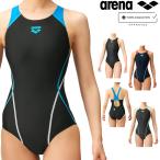 .. купальный костюм женский Arena fina одобрение ARENAsei свободный задний надеты . ремешок AQUA RACING AQUA STRIPE-D ARN-2051W