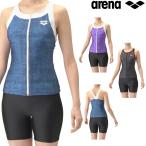 フィットネス水着 レディース アリーナ arena セパレート セパレーツ Yバック ミドルレッグ パッド付き 女性 2024年秋冬モデル AS4FWF43W
