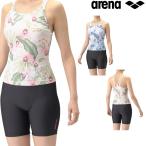 フィットネス水着 レディース アリーナ arena セパレート セパレーツ ミドルレッグ パッド付き 女性 2024年秋冬モデル AS4FWF44W