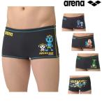 アリーナ ARENA 競泳水着 練習用水着 メンズ トレーニングスパッツ ショートレッグ タフスーツ アリーナ君 競泳練習水着 2025年春夏モデル AS5SWM02M