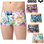 アリーナ ARENA 競泳水着 練習用水着 メンズ トレーニングスパッツ ショートレッグ タフスーツ タフスキンT2E 競泳練習水着 2025年春夏モデル AS5SWM07M