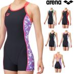 アリーナ ARENA 競泳水着 練習用水着 レディース トレーニングスパッツ オープンバック ミドルレッグ オールインワン タフスーツ 競泳練習水着 2025年春夏モデル