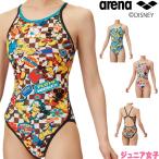 アリーナ ARENA 競泳水着 練習用水着 ジュニア女子 トレーニングワンピース ディズニー “ミッキー” “プルート” タフスーツ 競泳練習水着 2025年春夏モデル