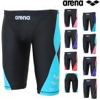 アリーナ ARENA 競泳水着 メンズ レーシングスパッツ ハーフレッグ AQUA RACING アクアレーシング UROKO SKIN ヒカリオリジナル別注 AS5SWMH1MB