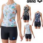  Arena ARENA фитнес купальный костюм женский фитнес раздельный покрытие задний средний нога электрическая розетка накладка накладка имеется полный daru2WAY AS6FWF59L