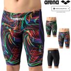  Arena ARENA.. купальный костюм мужской WA одобрение модель AQUA RACING ECO AQUA STRIPE рейсинг леггинсы половина нога 2026 год весна лето AS6SRC77M