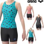 アリーナ ARENA フィットネス水着 レディース ダブルエステル フィットネスセパレート Yバック ミドルレッグ 差し込みパッド パッド付き 2026年春夏 AS6SWF56L