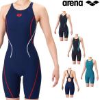アリーナ ARENA 競泳水着 練習用水着 レディース タフスーツ タフスキンE トレーニングワンピーススパッツ オープンバック ハーフレッグ AS6SWM02L