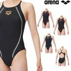  Arena ARENA.. swimsuit lady's practice for training One-piece ( open back ) tough suit tough s gold T2E.. practice swimsuit 2023 year autumn winter model FSA-3600W