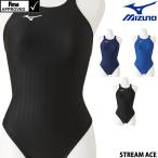 ミズノ MIZUNO 競泳水着 レディース fina承認 ハイカット(レースオープンバック) STREAM ACE ストリームフィットA N2MA0222