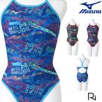 ミズノ MIZUNO 競泳水着 レディース 練習用 ミディアムカット EXER SUITS U-Fit Ri Collection 池江璃花子 競泳練習水着 2022年秋冬モデル N2MA2765