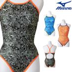 ミズノ MIZUNO 競泳水着 レディース 練習用 エクサースーツ ミディアムカット U-Fit Ri Collection 池江璃花子 競泳練習水着 2023年春夏モデル N2MAA267