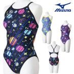 ミズノ MIZUNO 競泳水着 練習用水着 レディース エクサースーツ ミディアムカット EXER SUITS U-Fit 競泳練習水着 Ri collection 2026年春夏モデル N2MAD266