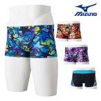 ショッピング水着 メンズ ミズノ MIZUNO 競泳水着 メンズ 練習用 エクサースーツ ショートスパッツ EXER SUITS U-Fit ダイナモーションフィット 競泳練習水着 2024年春夏モデル N2MBB081