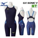 ショッピング女性用 ミズノ 競泳水着 レディース GX SONIC5 ST スプリンター オーロラ×ブルー ハーフスーツ 女性用 N2MG0201