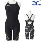 ミズノ MIZUNO 競泳水着 レディース 練習用 ハーフスーツ EXER SUITS U-Fit 競泳練習水着 Pre Futureグラフィック 2022年春夏モデル N2MG2273