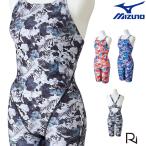 ミズノ MIZUNO 競泳水着 レディース 練習用 ハーフスーツ EXER SUITS U-Fit AYA COLLECTION 寺川綾 競泳練習水着 2022年秋冬モデル N2MG2773