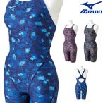 ミズノ MIZUNO 競泳水着 レディース 練習用 ハーフスーツ EXER SUITS U-Fit AYA COLLECTION 寺川綾 競泳練習水着 2022年秋冬モデル N2MG2774