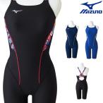 ミズノ MIZUNO 競泳水着 レディース 練習用 ハーフスーツ EXER SUITS U-Fit 競泳練習水着 2022年秋冬モデル N2MG2785