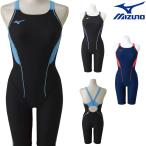  Mizuno MIZUNO.. swimsuit lady's practice for swimsuit Exa - suit half suit U-Fit.. practice swimsuit N2MG8278