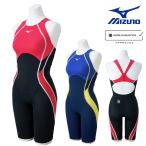  Mizuno MIZUNO.. купальный костюм женский WA одобрение модель GX*SONIC STREAM половина костюм гонки открытый задний здесь .U все в одном N2MGC723 fina Mark есть 
