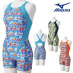 ミズノ MIZUNO 競泳水着 練習用水着 レディース エクサースーツ ミディアムハーフスーツ オールインワン EXER SUITS U-Fit 競泳練習水着 2026年春夏 N2MGD286
