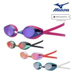 ショッピングゴーグル ミズノ MIZUNO 水泳 レーシングゴーグル 限定ゴーグル ミラーレンズ クッション一体成型 WA承認モデル くもり止め 競泳 2025年春夏モデル N3JEC591 FINA承認