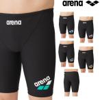 アリーナ ARENA 競泳水着 メンズ 練習用 トレーニングスパッツ ハーフレッグ タフスキンT2E 競泳練習水着 2024年春夏モデル SAR-4105