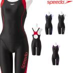 スピード SPEEDO フィットネス水着 レディース イーブンラップニースキン パッド付き FLEXΣ2 SFW12050