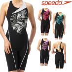 スピード SPEEDO フィットネス水着 レディース トロピカルクラッシュルースンニースキン パッド付き Ultra Stretch 2022年秋冬モデル SFW12253