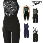 ショッピングフィットネス スピード SPEEDO フィットネス水着 レディース シャドーブーンルースンニースキン パッド付き Ultra Stretch ECO SFW12351