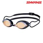 スイミングゴーグル FINA承認 ミラーゴーグル クッション付き SWANS PREMIUM ANTI-FOG