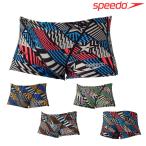 ショッピング水着 メンズ スピード SPEEDO 競泳水着 メンズ 練習用 ブーンジオメトリックターンズボックス ENDURANCE ECO 競泳練習水着 2024年春夏モデル ST52403