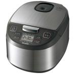 SHARP マイコン式炊飯器 5.5合炊き シルバー KS-S10J-S