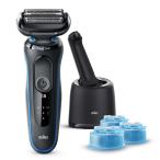 ブラウン 【在庫限り】BRAUN メンズシェーバー シリーズ5 洗浄機 洗浄液3個付き 髭剃り アルコール洗浄モデル 3連密着ブレード 3枚刃 50-B7000cc-V