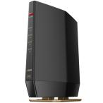 ショッピングネット BUFFALO 無線LAN親機 WiFiルーター 11ax/ac/n/a/g/b 4803+1147Mbps WiFi6/Ipv6対応 ネット脅威ブロッカー2ベーシック搭載 マッドブラック WSR-6000AX8P/DMB