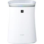 ショッピングtv SHARP シャープ 空気清浄機 プラズマクラスター 7000 スタンダードタイプ 薄型 ~23畳 ホワイト(FU-S50の旧型番) FU-R50-W