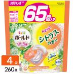 P&G 【在庫処分】ボールド ジェルボール4D 心弾けるシトラス＆ヴァーベナの香り 洗濯洗剤 詰め替え メガジャンボサイズ 260個(65個×4袋) 4987176212924