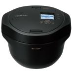 SHARP シャープ 水なし自動調理鍋 ヘルシオ ホットクック proシリーズ 2.4L 2-6人用 電気圧力鍋 プレミアムブラック KNHW24H KN-HW24H-B