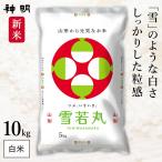 ○令和6年産 山形県産 雪若丸 10kg(5kg×2袋) 精米仕立て 送料無料