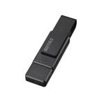  Buffalo USB3.2(Gen1)A/C поворотный USB память 64GB черный RUF3-ACR64G-BK