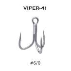 BKK フック ビーケーケー バイパー41 #6/0 4589596142241 トレブルフック BKK HOOK VIPER41 トリプルフック フィッシング ルアー 替フック