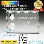  домашнее животное. crystal мемориальная табличка CP-1CS