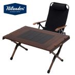 アウトドアテーブル ハイランダー お得なセット シェフテーブルlight 90+クライマックスローチェアSTセット チェア:ブラック テーブル:DB/BLACK