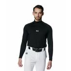 [ почтовая доставка бесплатная доставка ] Under Armor бейсбол нижняя рубашка длинный рукав мужской UA Heatgear Comfort Fitted Long Sleeve Mock Shirt 1385291-001 UNDER ARMOUR