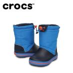 クロックス スノーブーツ 冬靴 ジュニア crocband lodgepoint boot kids クロックバンド ロッジポイント ブーツ キッズ 203509-4A5 crocs rkt