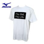 ミズノ 野球ウェア 半袖Tシャツ 球活オリジナルTシャツ ユニセックス 12JA7Q5101S MIZUNO