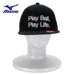 ミズノ キャップ 帽子 メンズ レディース 球活オリジナルフラットキャップ ユニセックス 12JW7X9709 MIZUNO